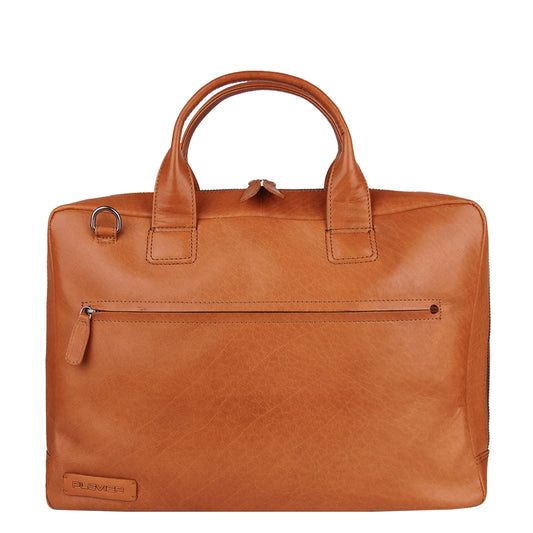 Plevier Onyx Laptop bag 17.3" cognac