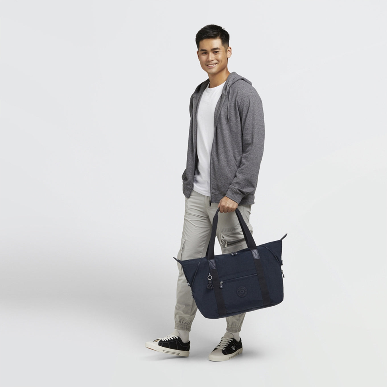Kipling Art M signature print Weekend bag