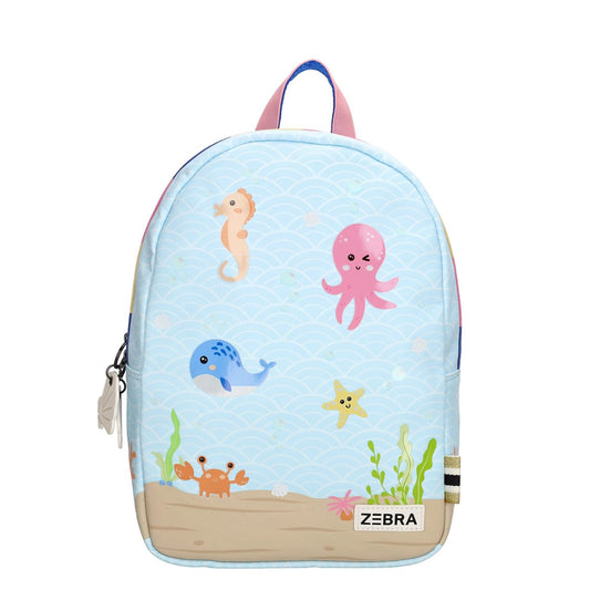 Zebra Trends Kids Backpack lightblue