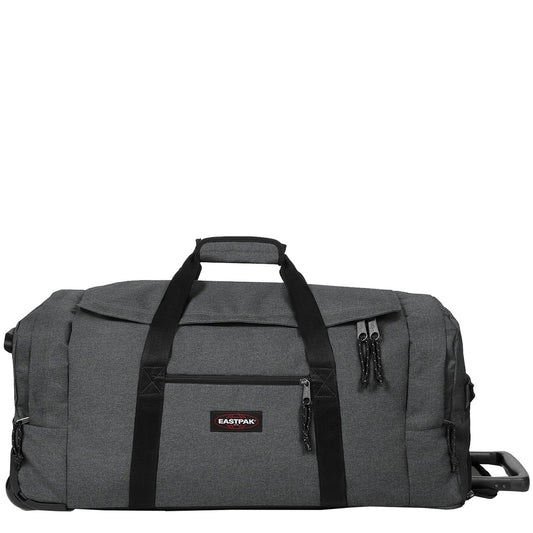 Eastpak Leatherface L + schwarzer Denim Weicher Koffer