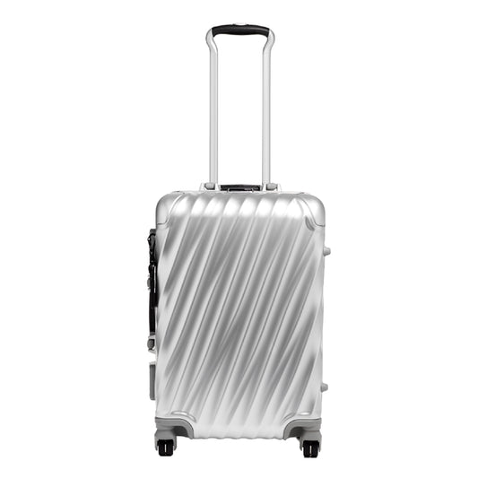 Tumi 19 Degree Aluminium International erweiterbares Handgepäck-Hartschalenkoffer in Silber