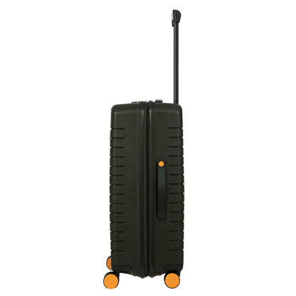 Bric's Ulisse Trolley Erweiterbarer mittlerer olivfarbener Hartschalenkoffer