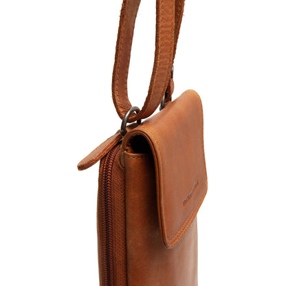 The Chesterfield Brand Langley Telephone Bag cognac