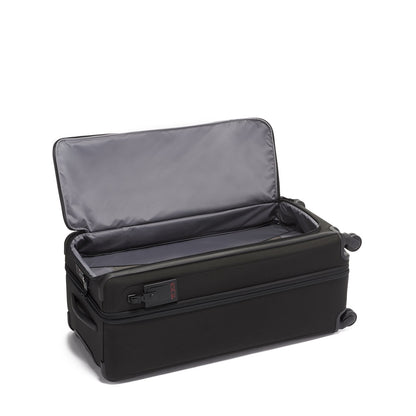 Tumi Alpha Tall 4 Wheel Duffel schwarz Weicher Koffer