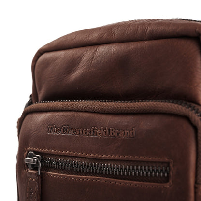 The Chesterfield Brand Bremen Umhängetasche braune Herrentasche