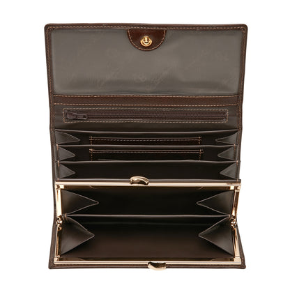Castelijn &amp; Beerens Gaucho Ladies Wallet 6 Cards Mocha
