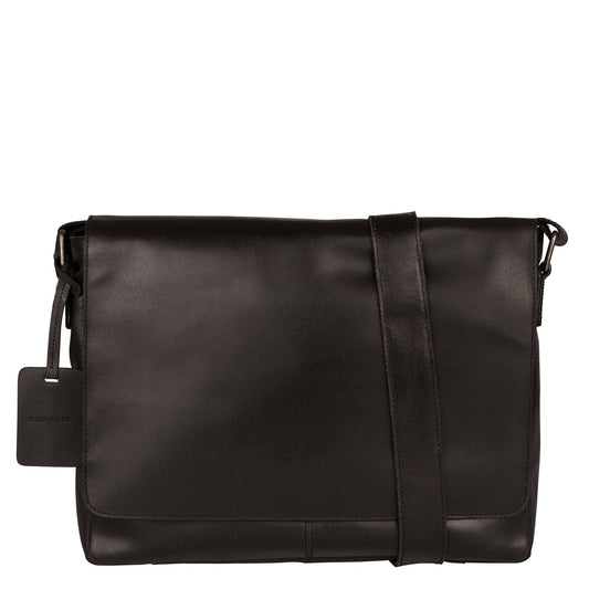 Burkely Vintage Juul Messenger Bag schwarz Herrentasche