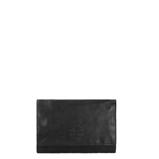 Bear Design Cow Lavato Portemonnee black