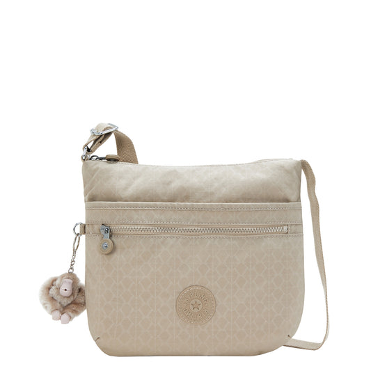 Kipling Arto sign beige emb