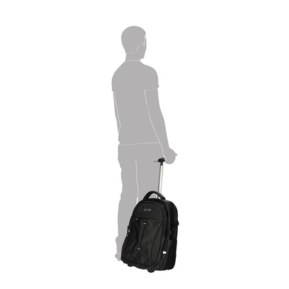 Enrico Benetti Northern Backpack Trolley 17" black