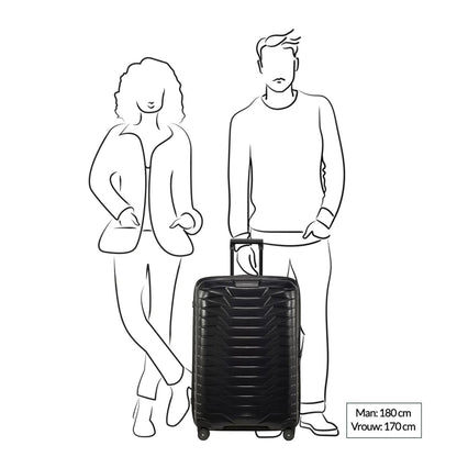 Samsonite Proxis Spinner 75 Matt Climbing Ivy Hard Case