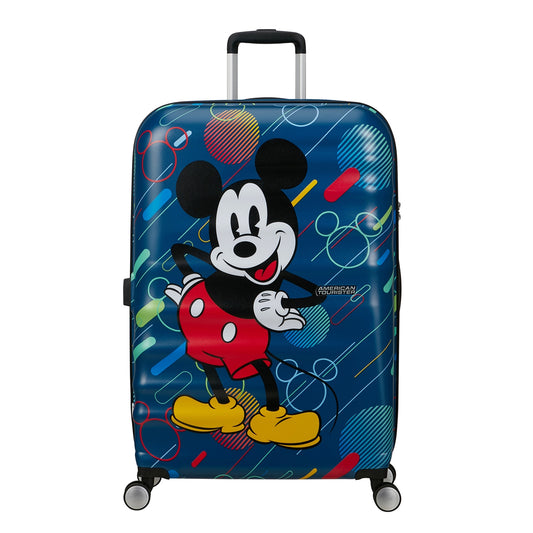 American Tourister Wavebreaker Disney Spinner 77/28 TSA Mickey Future Pop Hard Case