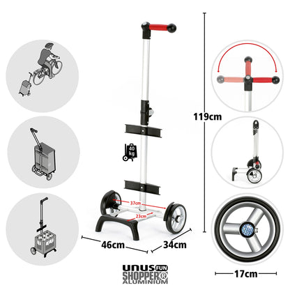 Andersen Unus Shopper Fun Tilde roter Trolley