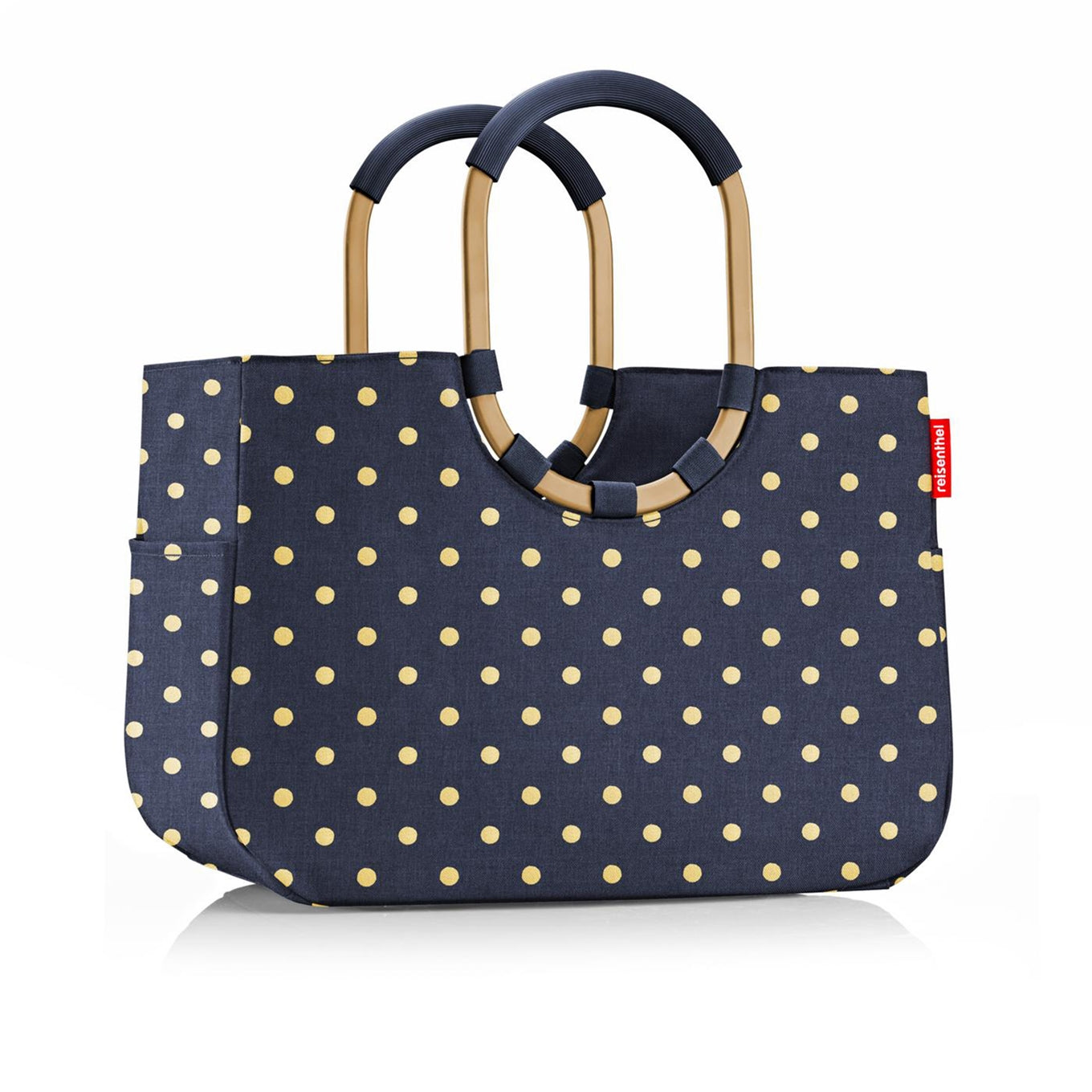 Reisenthel Loopshopper L frame metallic dots blue