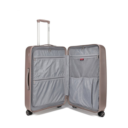 Ordentlicher Paradiso Spinner 76 Champagner-Hartschalenkoffer