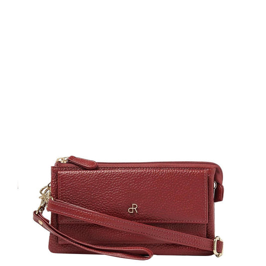 dR Amsterdam Momentum Shoulderbag / Clutch tango red