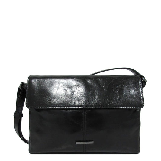 Claudio Ferrici Pelle Vecchia Shoulder Bag black