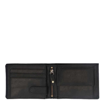 Die Chesterfield Brand Marion Billfold schwarze Herrenbrieftasche
