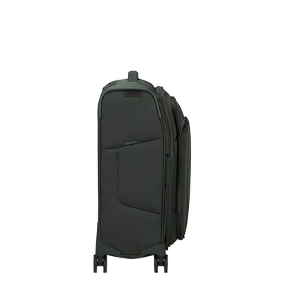 Samsonite Respark Spinner 55/35 Erweiterbarer waldgrüner Weichkoffer