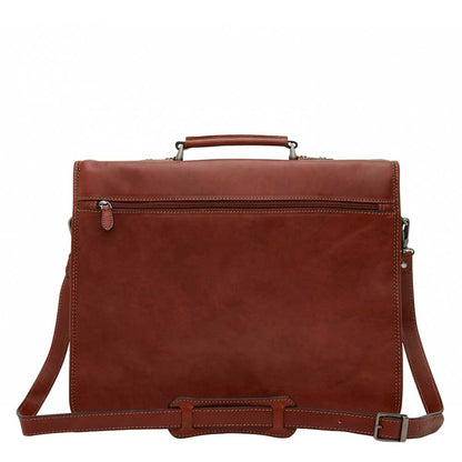 Castelijn &amp; Beerens Verona Laptoptasche 15,6" 3 Fächer hellbraun