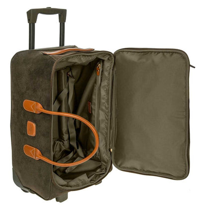 Bric's Life Holdall Travel Bag with Wheels 55 olive