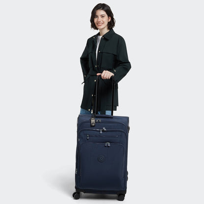 Kipling New Youri Spin M blau bleu 2 Weicher Koffer