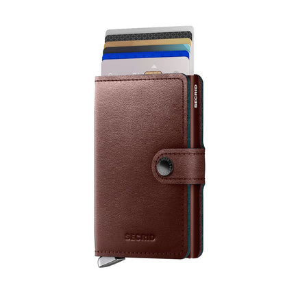 Secrid Miniwallet Portemonnee Dusk dark brown