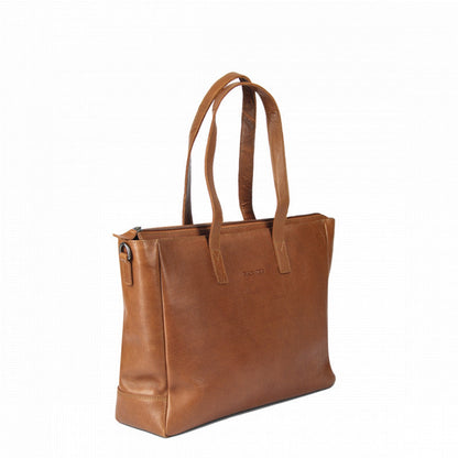 Plover Agate Shopper 15,6" Cognac