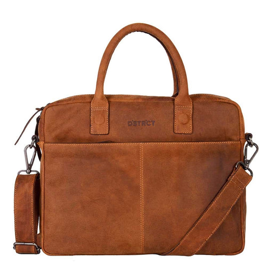 DSTRCT Wall Street Laptopbag 14" cognac