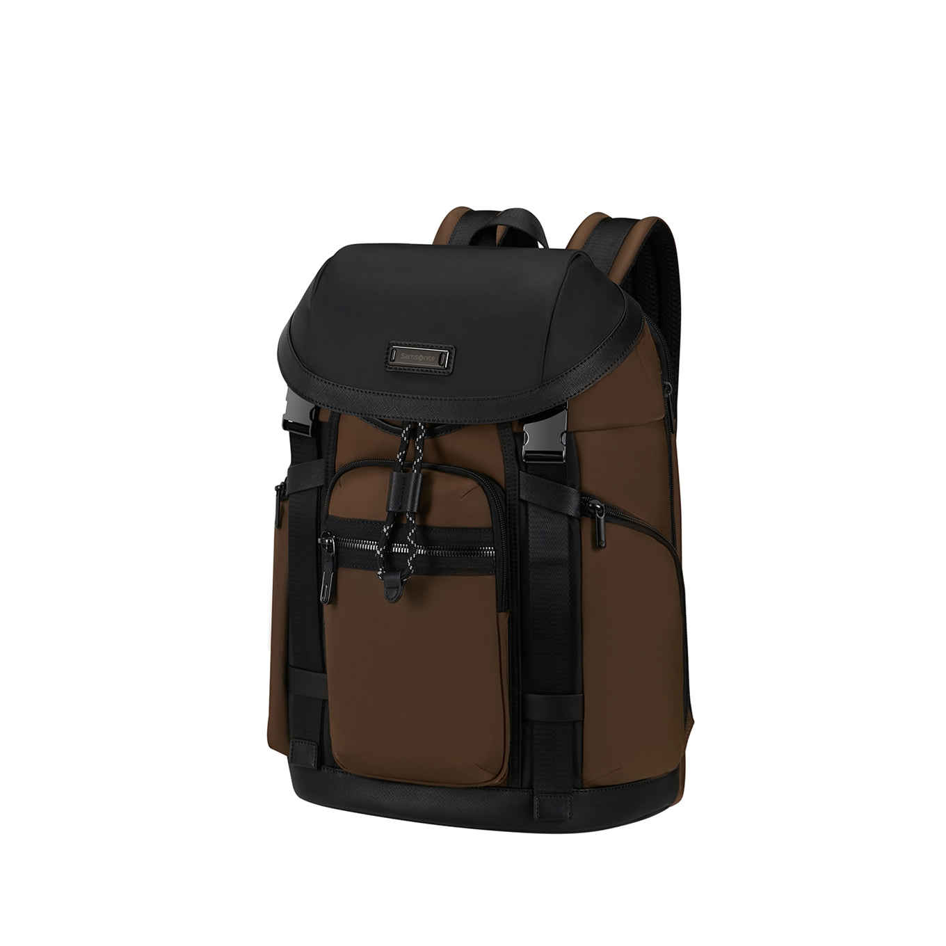 Samsonite Relyon Backpack M 15.6" + Flap brown