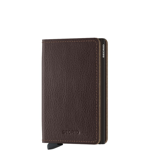 Secrid Slimwallet Wallet Veg Espresso-Braun Damenbrieftasche