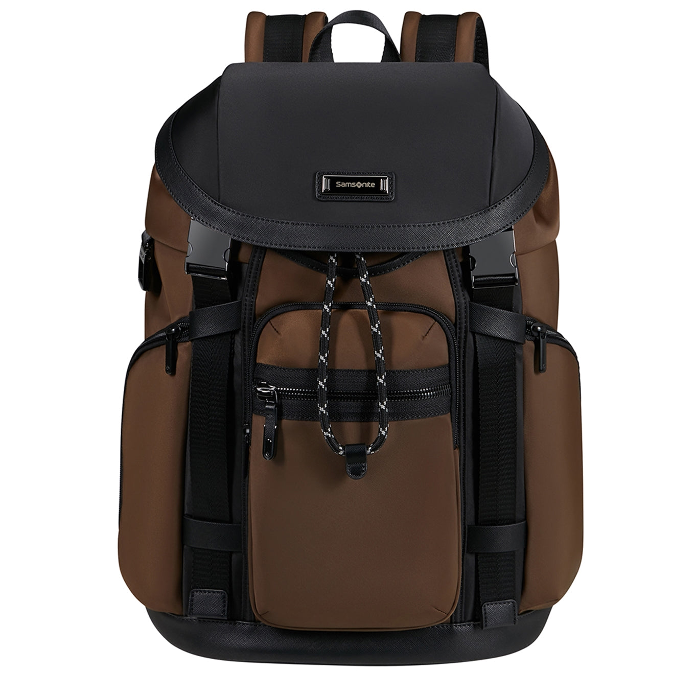 Samsonite Relyon Backpack M 15.6" + Flap brown