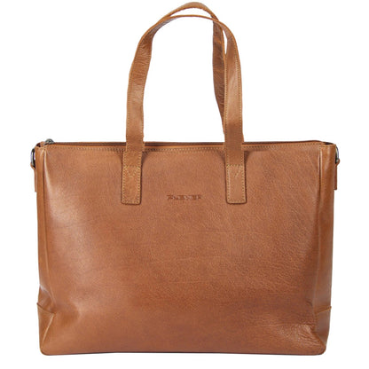 Plover Agate Shopper 15,6" Cognac