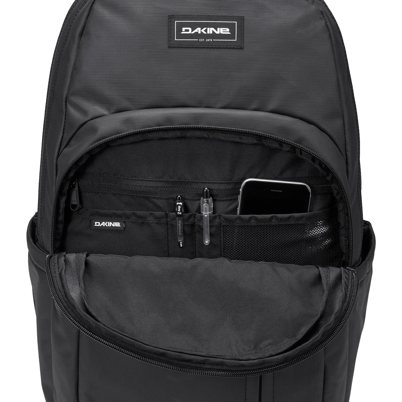 Dakine Campus Premium 28L schwarzer Ripstop-Rucksack