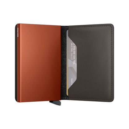 Secrid Slimwallet Matte Trüffelorange Damenbrieftasche