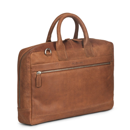 Plevier Cumberland Laptop bag 15.6" cognac