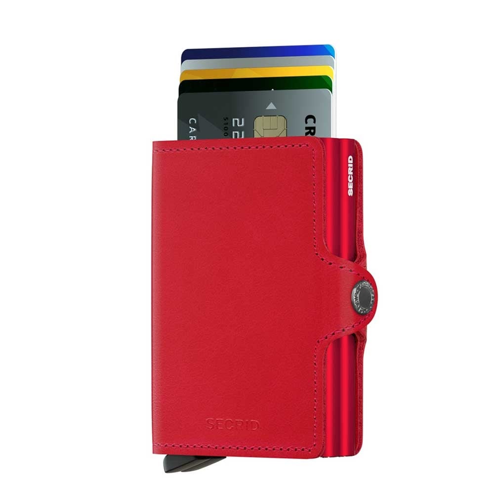 Secrid Twinwallet Wallet Original rot / rote Damenbrieftasche