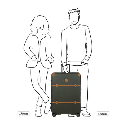 Bric's Bellagio Trolley 76 cremefarbener Hartschalenkoffer