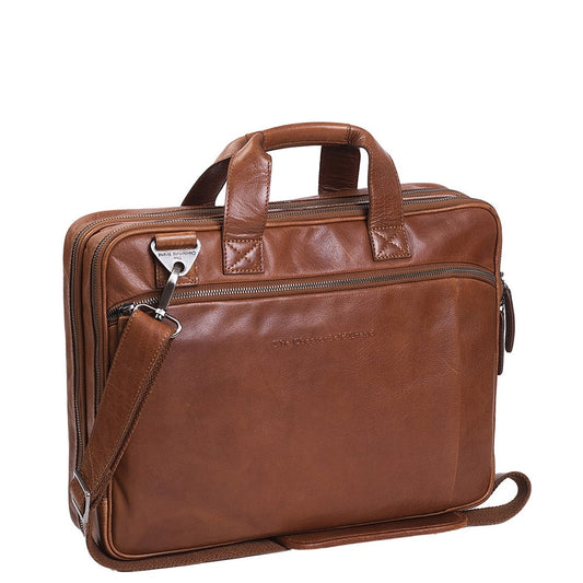 Die Chesterfield Brand Manuel Laptoptasche Cognac
