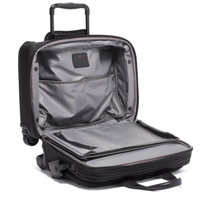 Tumi Alpha DLX Laptoptasche mit Rollen, schwarz, weicher Koffer