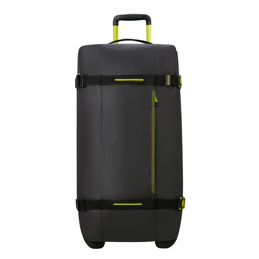 American Tourister Urban Track Duffle/Wheels L Coated black/lime Travel bag
