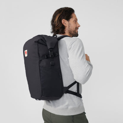 Fjallraven Ulvö Rolltop 30 schwarzer Rucksack