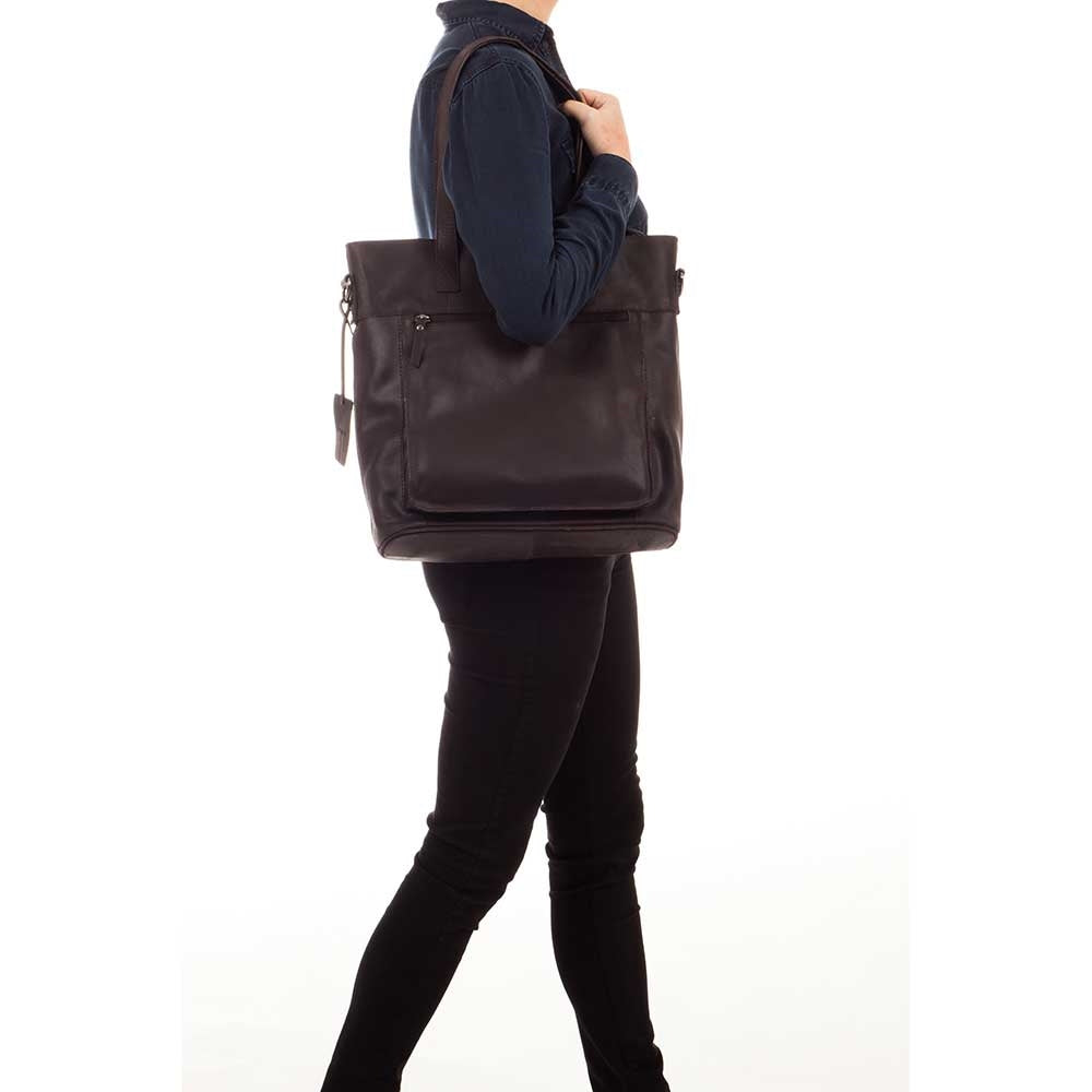 Burkely Vintage Jade Laptopshopper 14" brown