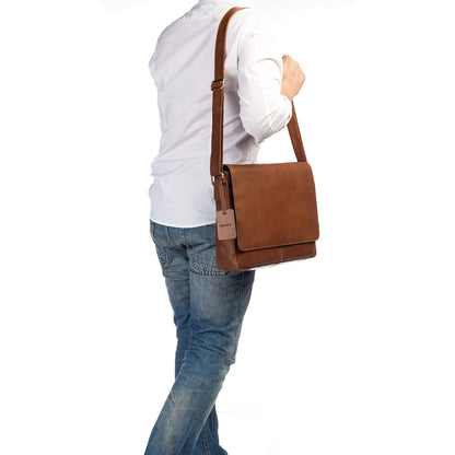 Burkely Vintage Juul Messenger Bag cognac
