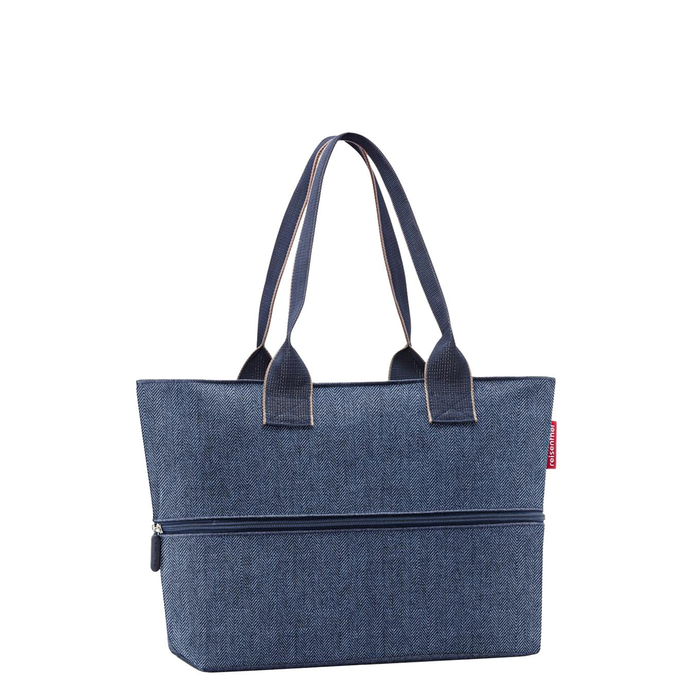 Reisenthel Shopping Shopper e1 herringbone dark blue