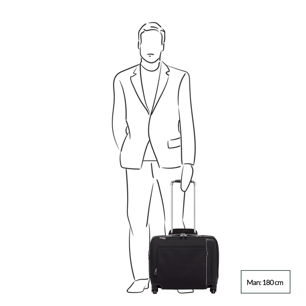 Tumi Arrivé Compact 4 Wheel Briefcase black