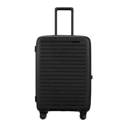 Samsonite Restackd Spinner 68 EXP schwarzes Hartschalenetui