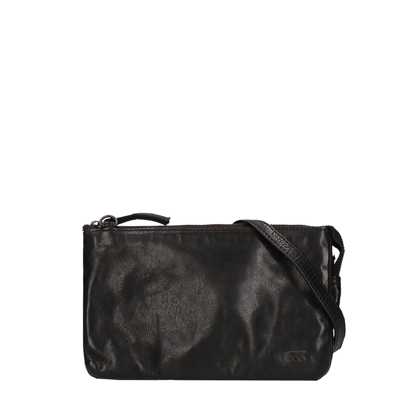 Bear Design Cow Lavato Clutch schwarze Damentasche