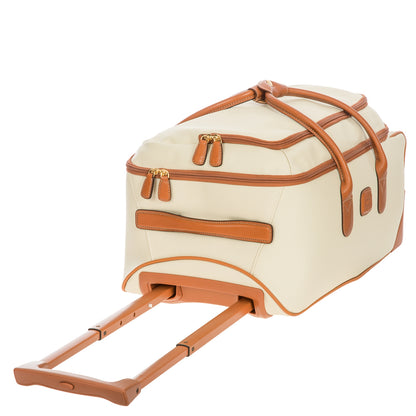Bric's Firenze Holdall with Wheels 55 Creme Reisetasche