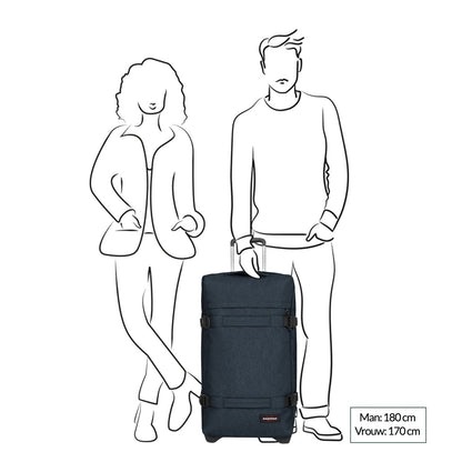 Eastpak Transit'R L Triple Denim Weicher Koffer